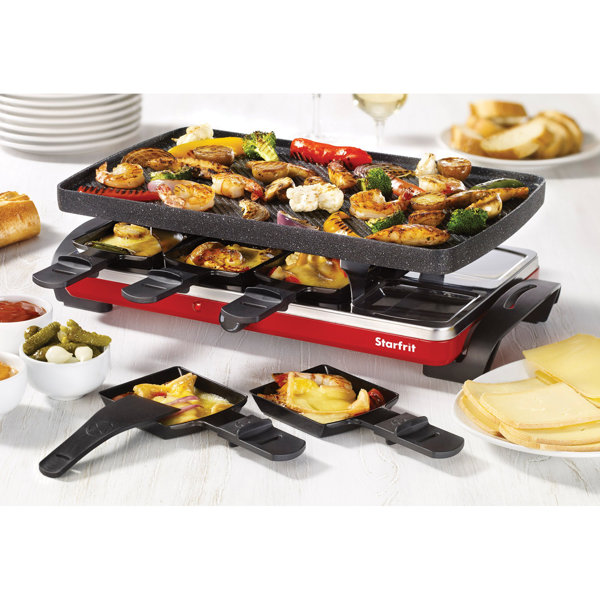 The Rock by Starfrit Raclette 17 Piece Grill Set & Reviews Wayfair